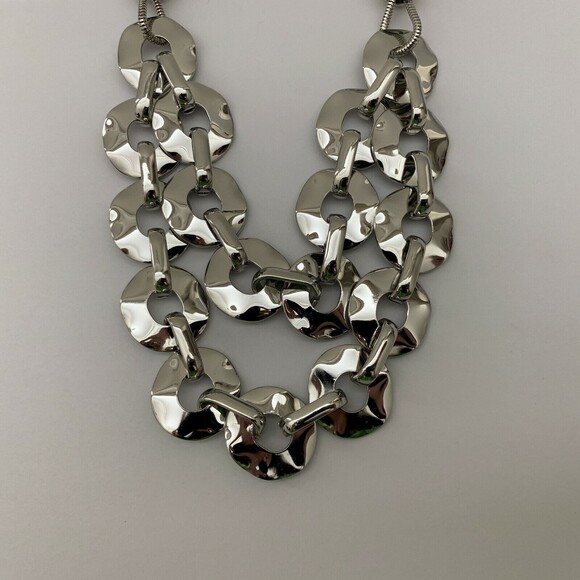 Women's Necklace Dangling Earrings Set Silver-tone NWOT - Picture 2 of 5